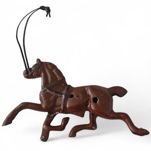 Rare Antique Cast Iron Horse Toy Metal Cast Iron Best Quality Horse Decoration
